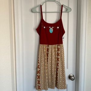 Disney Parks Moana Slip on Dress Size M